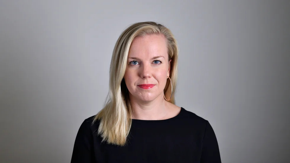Linda Snecker (V) är en av talarna 8 mars.