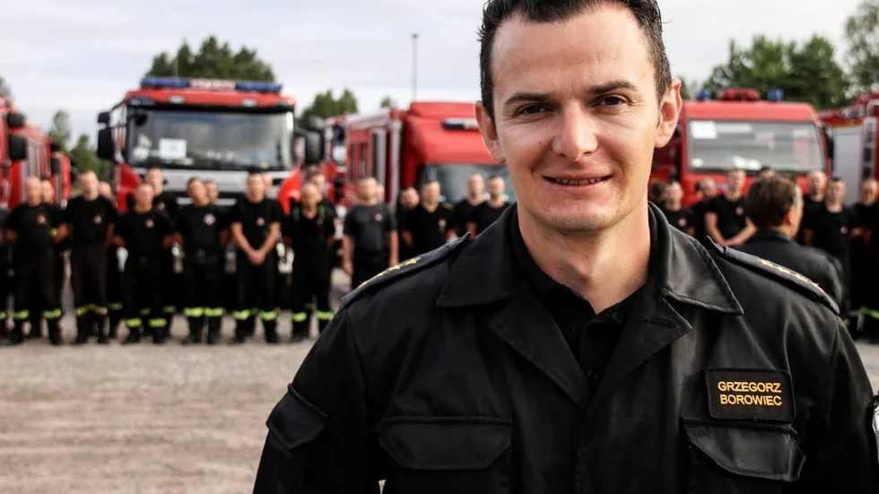 kapten Grzegorz Borowiec är nöjd med insatsen i Sverige och ser fram emot att komma hem till Polen igen.