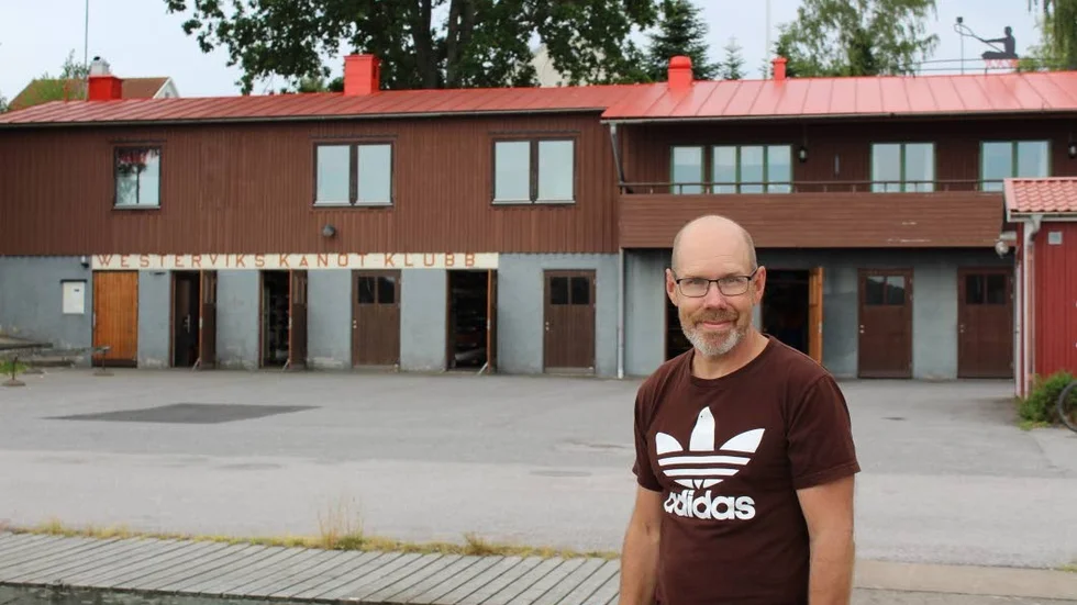 Ordförande Anders Levin säger att alla är välkomna att prova på att paddla under sommaren.