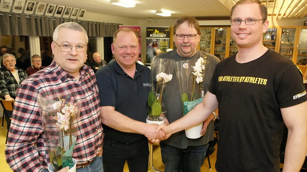 Från vänster Magnus Gustavsson, Anders Sjöberg, Jerry Svahn och Gabriel Roos. Foto: Roelof Stroetinga