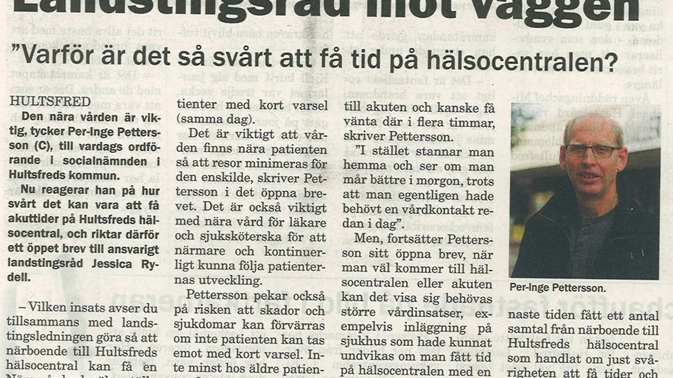 Ur Vimmerby Tidning den 21 mars.