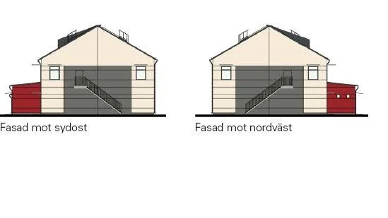 Så här ska Kvinnebyskolans tillbyggand se ut, med två våningar.