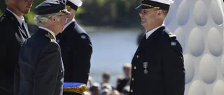 Piloten fick medalj från kungen