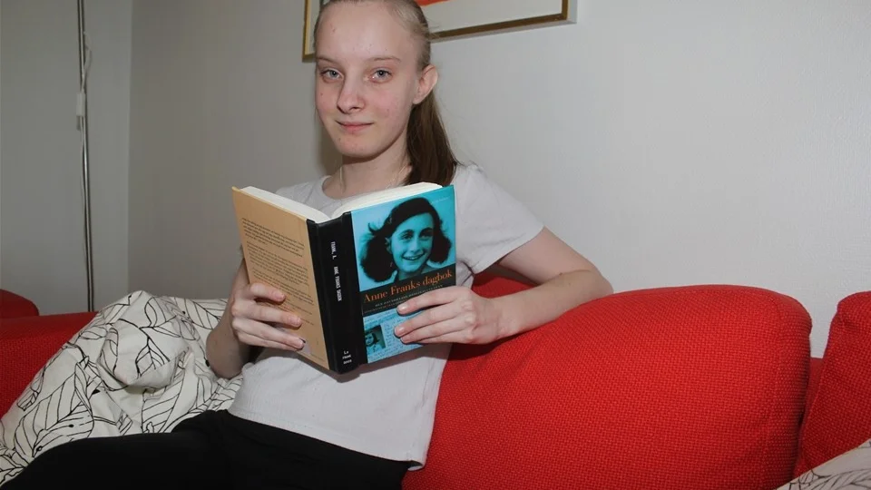 Adelia Frilund kom på andra plats i Albäcksskolans novelltävling.