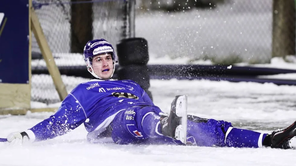 Elias Gillgren kämpade och slet och var nära mål flera gåpnger men fick ingen utdelning.