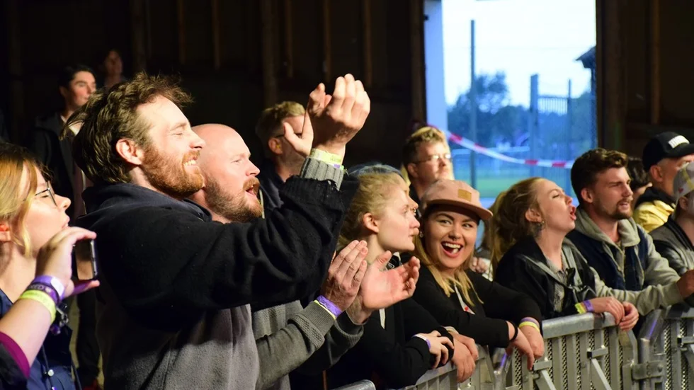 Publiken levde sig in i musiken.