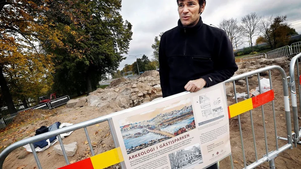 Spännande besked. Arkeolog Göran Gruber ska gräva ut Gästisparken igen.