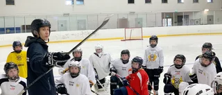 Hockeylegendar i ishall gav tips och inspiration: "Jag har helt klart fått en ny förebild"