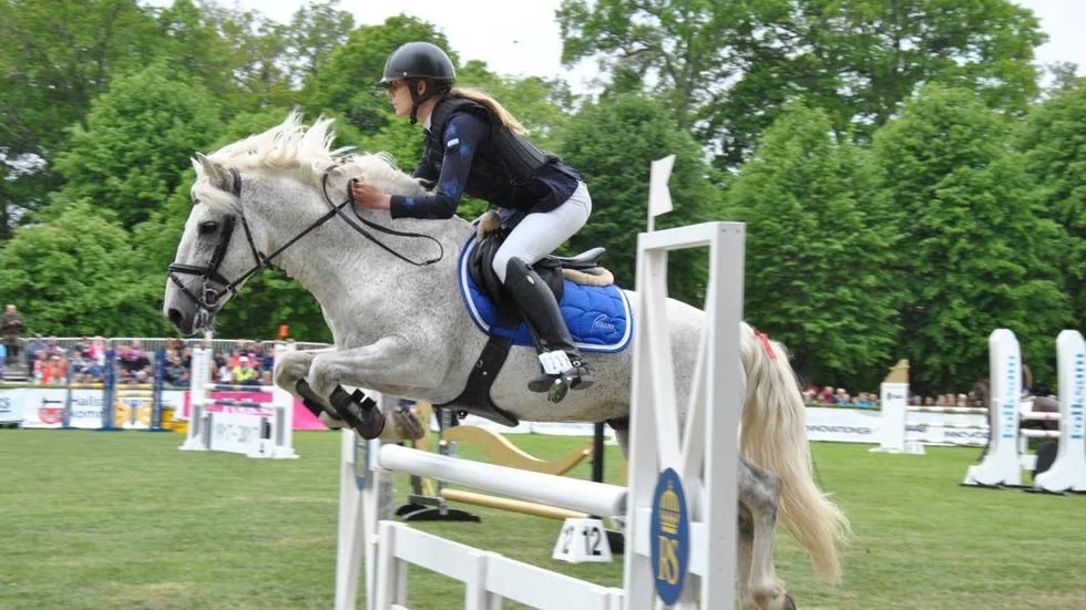 Inget flyt. Emilie Ekberg hade inget flyt i premiärtävlingen. Hon blev utesluten.