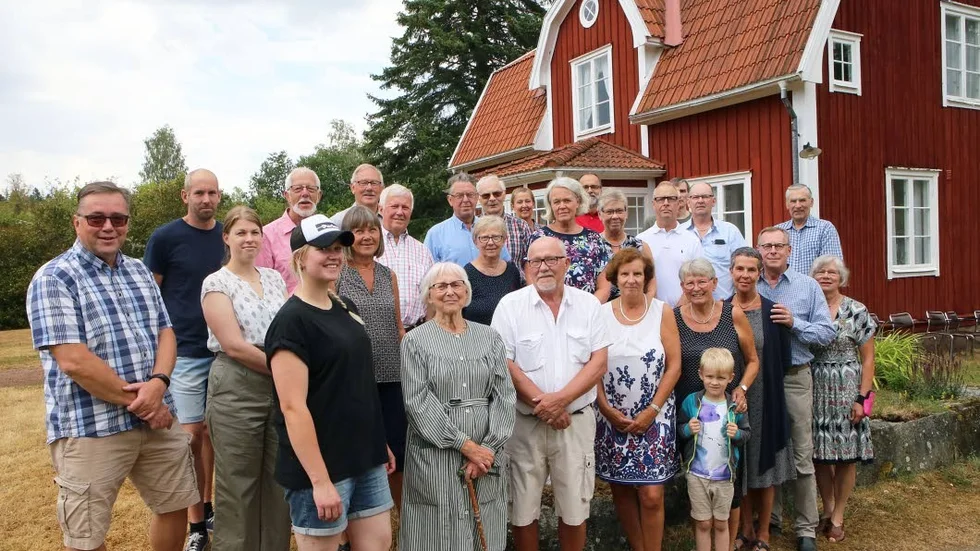 Alla deltagare på roteträffen i Häggarp.