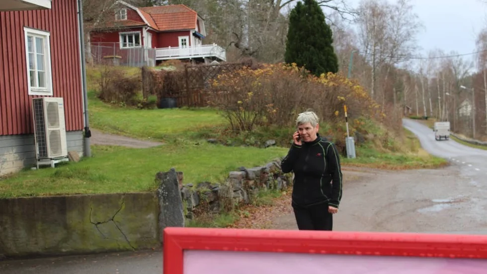 Mycket stöd. Astrid-Marie Jonsson som driver Ica-butiken i Kvarnvik mellan Valdemarsvik och Falerum har fått mycket stöd från kunder och kollegor.