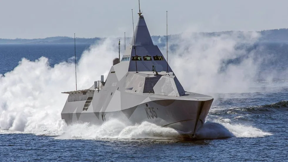 Kustkorvett. Svenska marinens fartyg uppdateras med hjälp av Saab, för att lättare kunna kommunicera med Nato-anslutna länder.