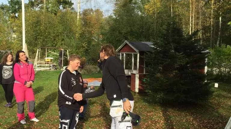 Sofias änglar på plats hos familjen Sandberg.