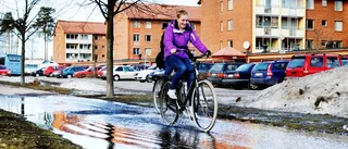 2,8 meter cykelväg var i Västervik