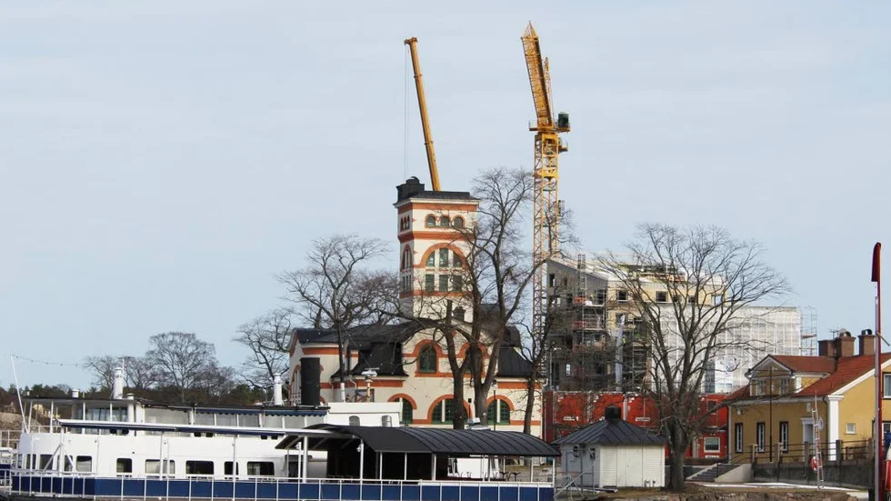 Blickpunkt. Kranen har länge varit inofficiellt landmärke i Västervik.