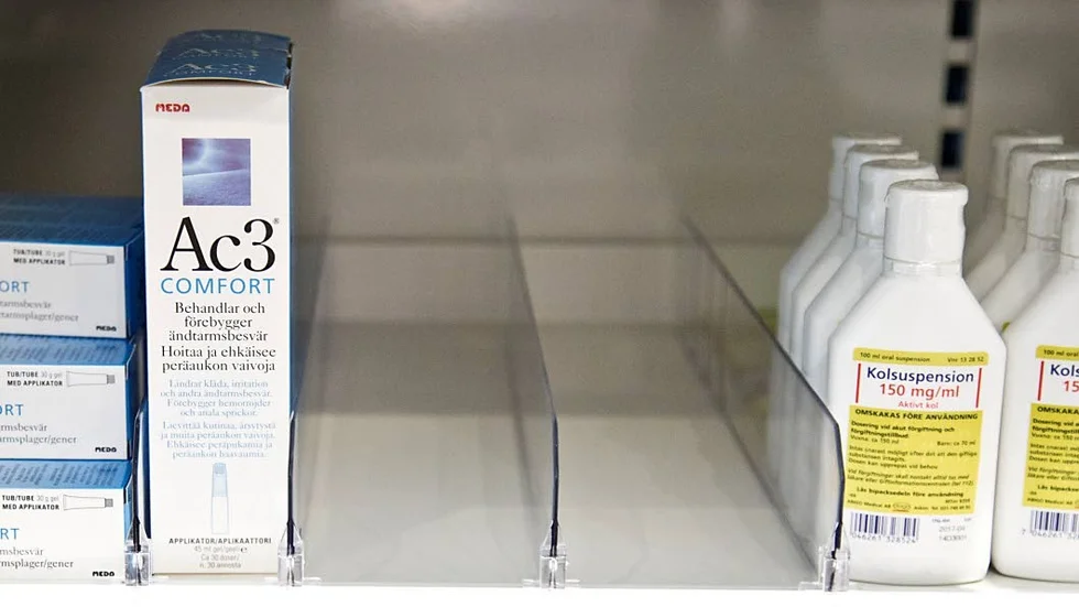 Det receptfria läkemedlet som används mot springmask är slut i hela Sverige.