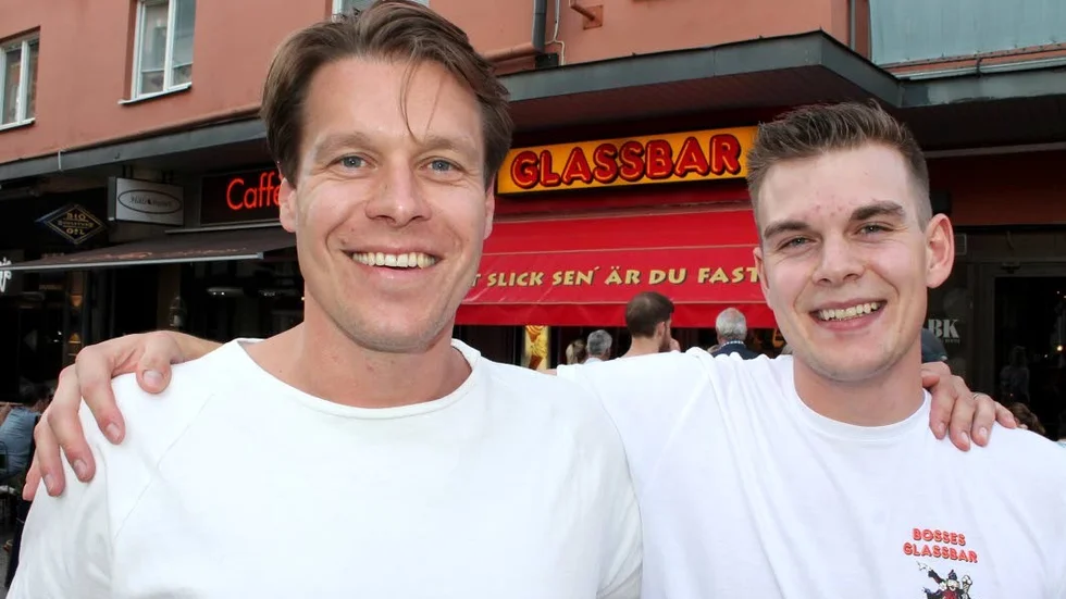 Bröderna Fredrik och Alexander Haglind tog tidigare i år över Bosses Glassbar.