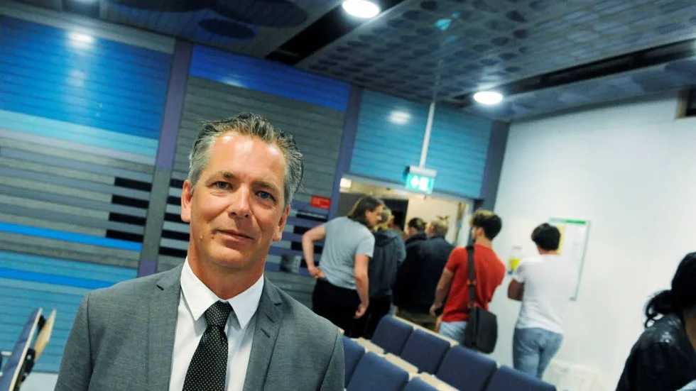 Gränsö slotts köksmästare Mikael And kom och informerade de blivande studenterna.