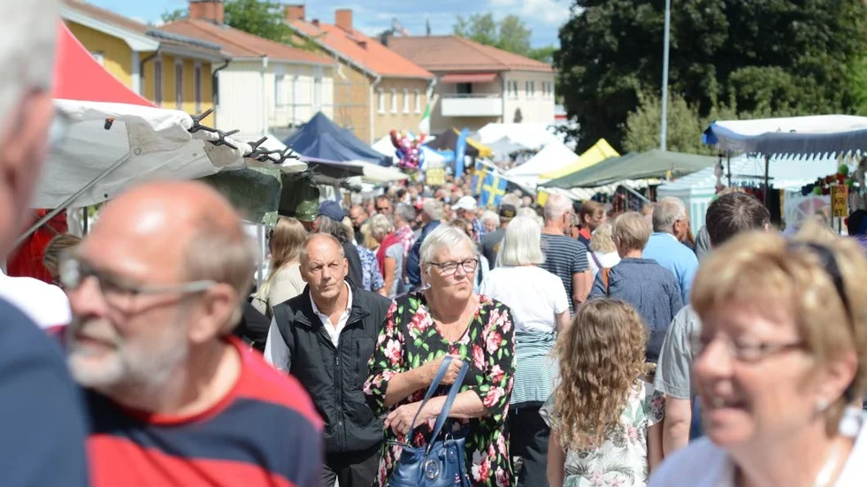 Det är många som besöker Rimforsa marken.