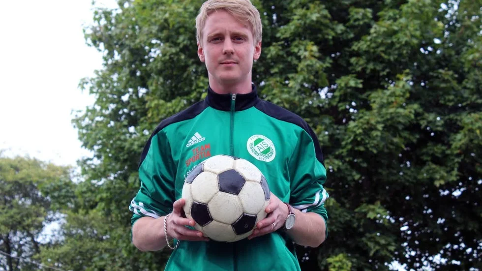 Står stabilt. Jesper Skälhammar har gjort bra ifrån sig som mittback i Ankarsrums senaste matcer.