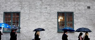 Kallt och blött på studenten