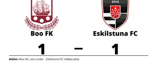 Kebba Jatta räddade poäng när Eskilstuna FC kryssade