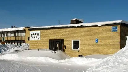 Här i den tidigare Gunillaskolan i Malmberget öppnar LKAB sitt informationskontor till veckan.