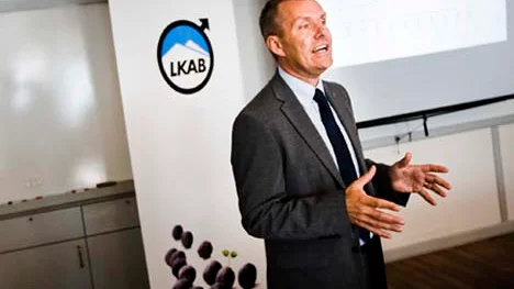 Kulorna börjar rulla rätt igen och det har vänt uppåt, konstaterade LKABs tillförordnade vd Lars-Eric Aaro när han igår presenterade halvårsreusultatet, som visar på ett dramatiskt vinstall.