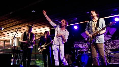Hästpojken under konserten på Kulturens hus förra veckan.