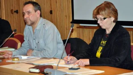 Håkan Nyman och Monica Westman har tuffa tider framför sig; revisionen och stora sparkrav.FOTO: Lotta Nilsson