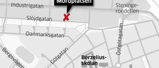 KARTA: Polis vaktar mordplatsen
