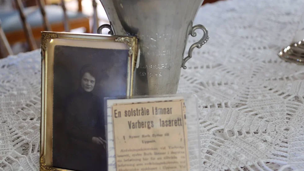 Solstråle. Rut ägnade sitt yrkesverksamma liv till att ta
 hand om sina patienter som sjuksköterska.