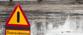 Risk för översvämningar på flera håll i länet