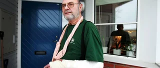 Patient fick ligga i duschrummet