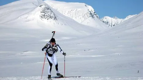 Bernt Niva, IFK Kiruna, vann Kungsleden öppet spår.
