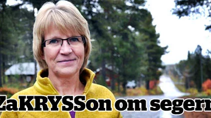 Kristina Zakrisson är förvånad över resultatet av personrösterna. Att segern skulle bli så stor trodde hon inte.