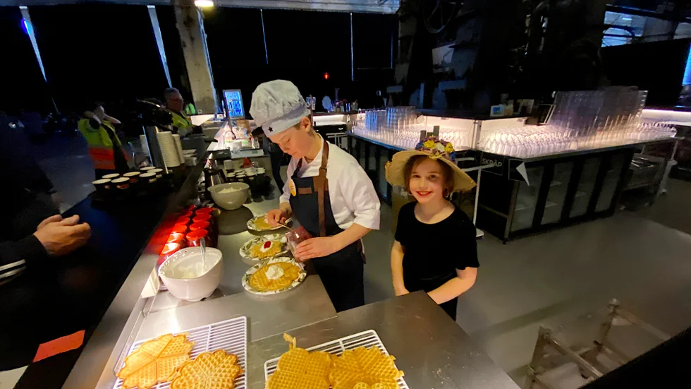 Olof och Diana Backman fanns på plats i samband med Kärleksveckans avslutning i Lokverkstan.