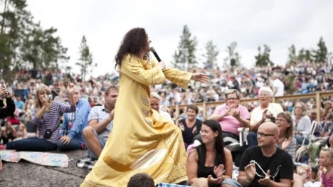 Thomas Di Leva var kvällens stora stjärna och han rev ner stora applåder gång på gång från publiken.
