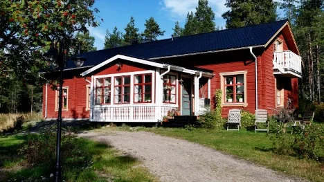 Hemma hos Helena Zethreus med familj i Rosvik