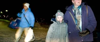 Resenärerna besvikna när tåg åter blev buss
