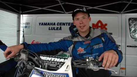 Per Nyberg - det stora norrbottniska hoppet i motocross-SM.