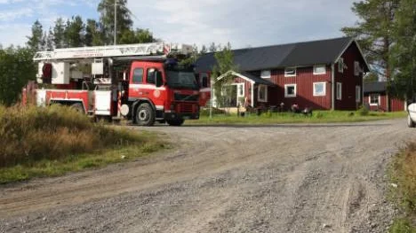 Familjen upptäckte att röken kom från köket och larmade. FOTO: Åsa Junkka