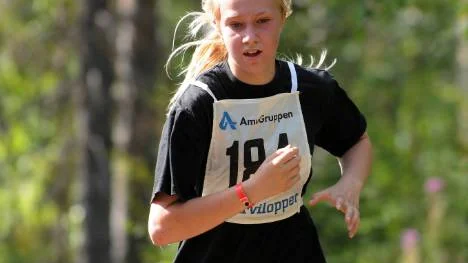 Hanna Gustafsson, Luleå FI vann klassen f 14 5 km.