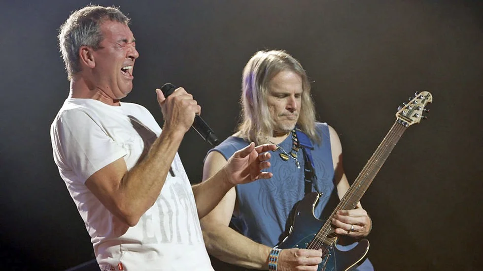 Deep Purple under förra besöket i Linköping 2008.