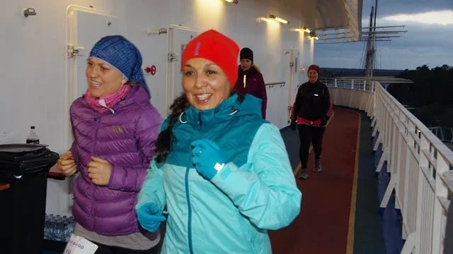 För Coyntha Sedvall blev det bara nio kilometer på grund av skada.