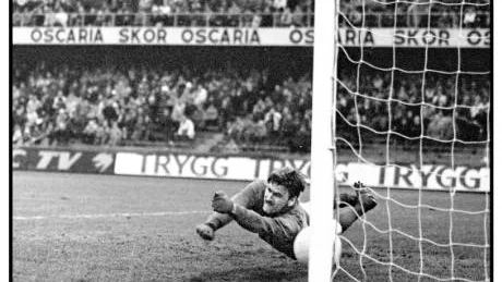 Torbjörn Isaxsons klassiska mål mot Sandviken 1970 som tog IFK Luleå till allsvenskan.