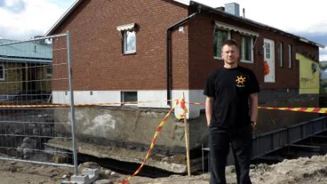 Thomas Pääjärvi vill ha ett helt hus även efter flytten till Tallbacka