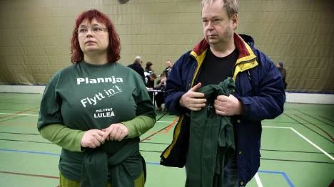 Två veteraner i företaget, Ingela Öhman-Karolin och Bo Olsson, lovar att strida till sista droppen för att stoppa Plannjas planer. FOTO: Kurt Engström