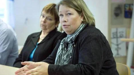 Ann Isaksson Pelli och Maria Lundgren i skolledningen i Luleå talar om att likvärdigheten i betygsättningen i kommunen måste förbättras. FOTO: Kurt Engström