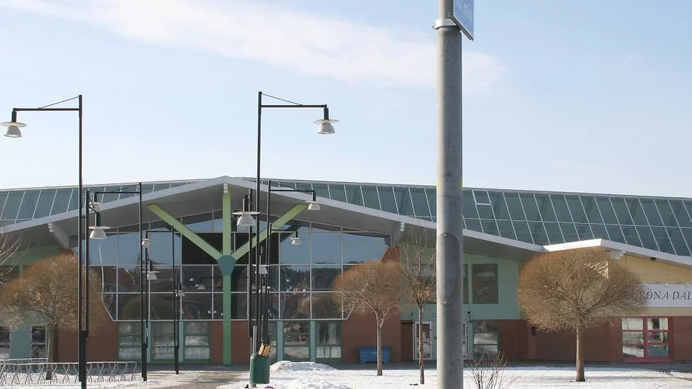 Skadegörelse. Gröna dalen-skolan drabbades.